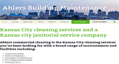 Desktop Screenshot of ahlersbuildingmaintenance.com